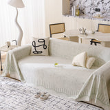 Modern Light Luxury Silky Smooth Couch Throw Protector, Washable Furniture Protector - Ornate Home