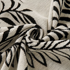 Modern Minimalist Chenille Willow Leaf Pattern Couch Cover Blanket, Luxurious Blankets for The Sofa - Ornate Home