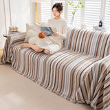 Modern Minimalist Sofa Throw Cover Cotton Knit Throws for Couch Scratch Proof Couch Cover - Ornate Home