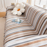 Modern Minimalist Sofa Throw Cover Cotton Knit Throws for Couch Scratch Proof Couch Cover - Ornate Home