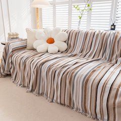 Modern Minimalist Sofa Throw Cover Cotton Knit Throws for Couch Scratch Proof Couch Cover - Ornate Home