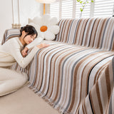 Modern Minimalist Sofa Throw Cover Cotton Knit Throws for Couch Scratch Proof Couch Cover - Ornate Home