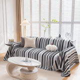 Modern Minimalist Sofa Throw Cover Cotton Knit Throws for Couch Scratch Proof Couch Cover - Ornate Home