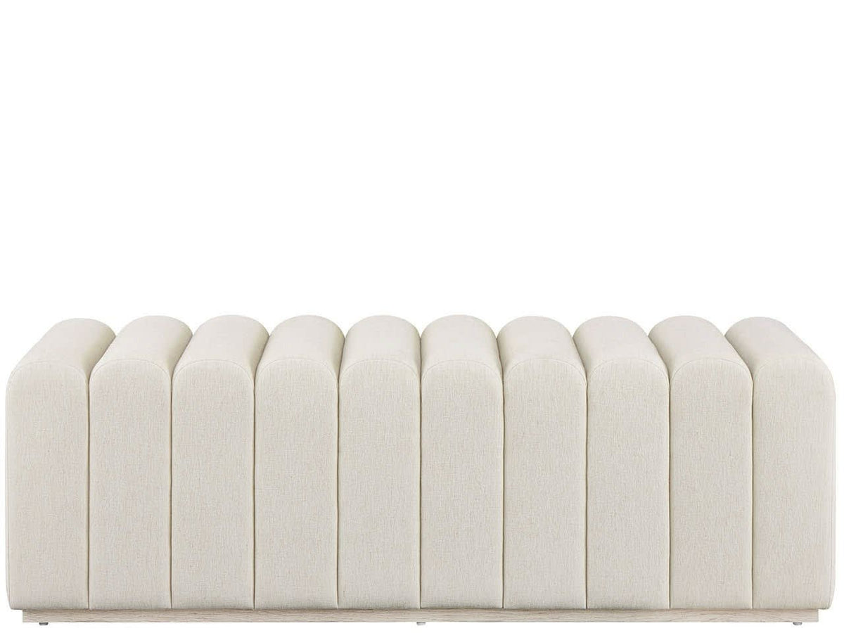 Modern Mist/Levi Oyster Strata Bench - Ornate Home
