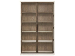 Modern Mist Oak Display Cabinet - Ornate Home