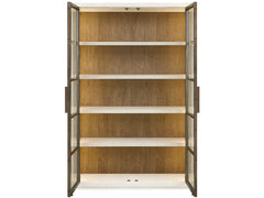 Modern Mist Oak Display Cabinet - Ornate Home