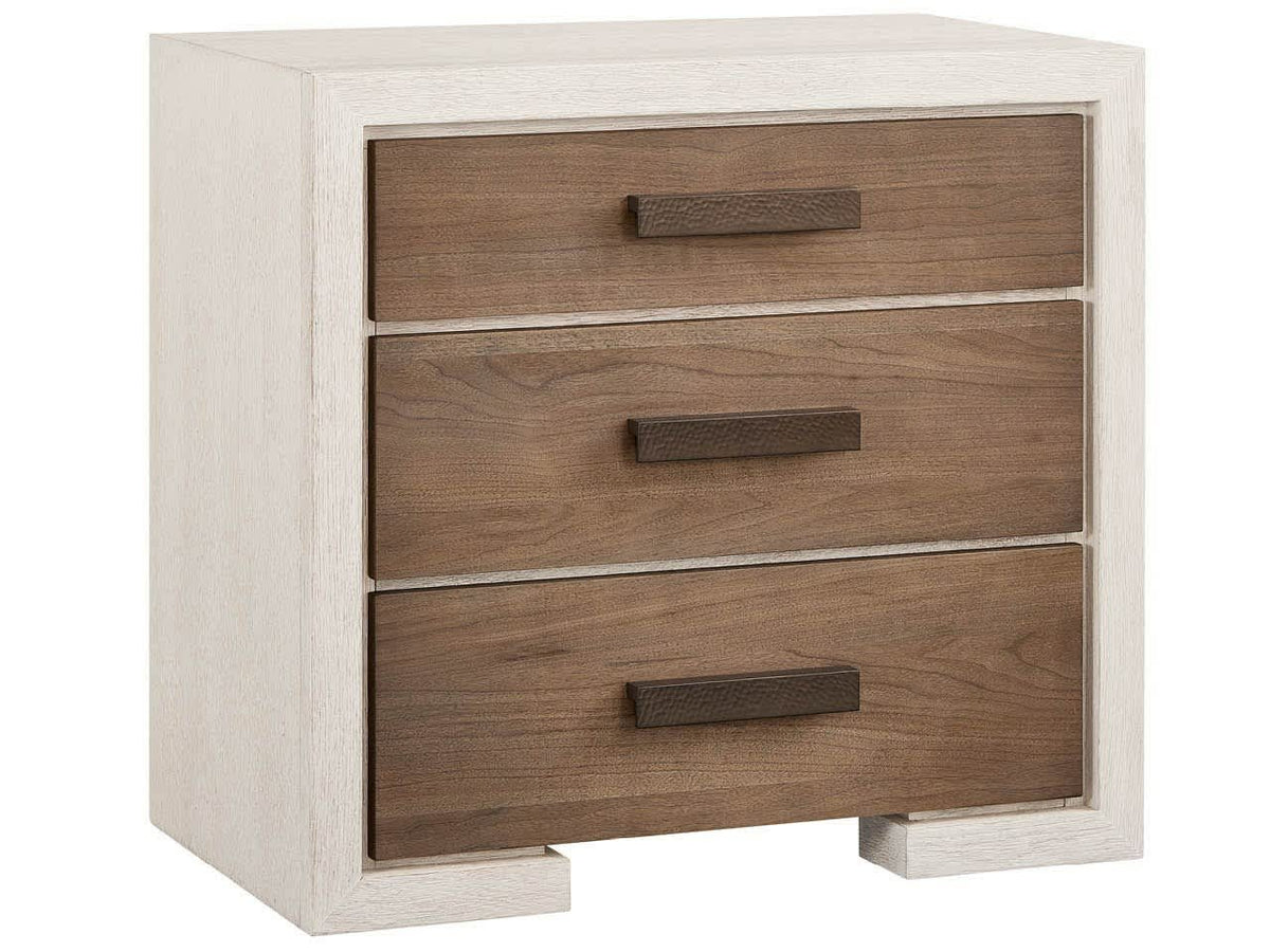 Modern Mist Oak/Haze Nightstand - Ornate Home