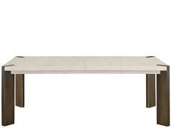 Modern Mist/Smoked Gold Dining Table - Ornate Home