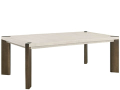 Modern Mist/Smoked Gold Dining Table - Ornate Home