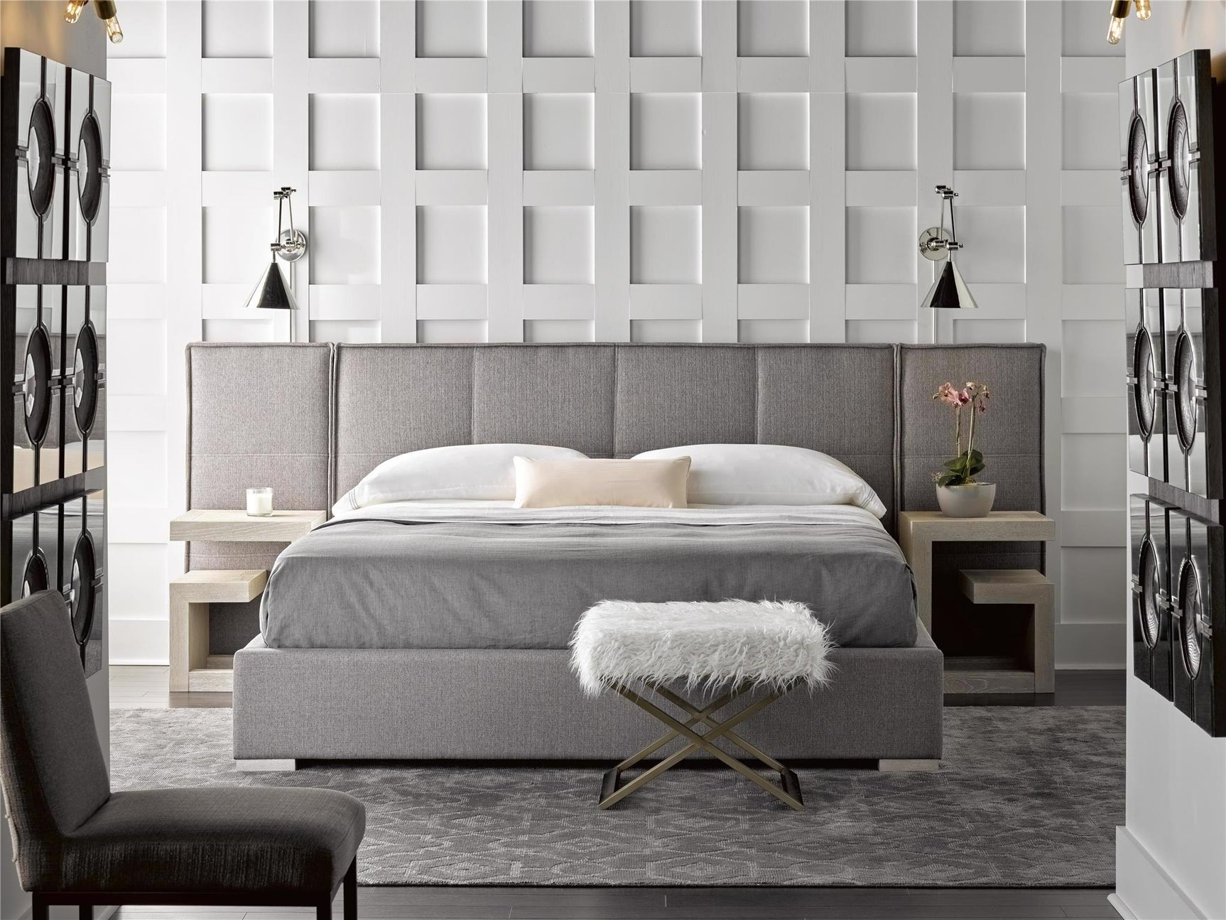 Modern Quartz Bed Side Table - Ornate Home