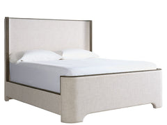 Modern Sable/Monique Linen Queen Bed - Ornate Home