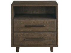 Modern Sable Open Storage Nightstand - Ornate Home