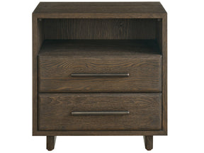 Modern Sable Open Storage Nightstand - Ornate Home