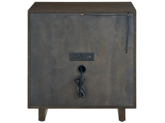 Modern Sable Open Storage Nightstand - Ornate Home