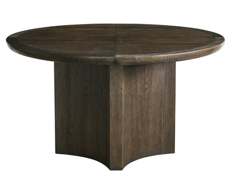 Modern Sable Round Dining Table - Ornate Home