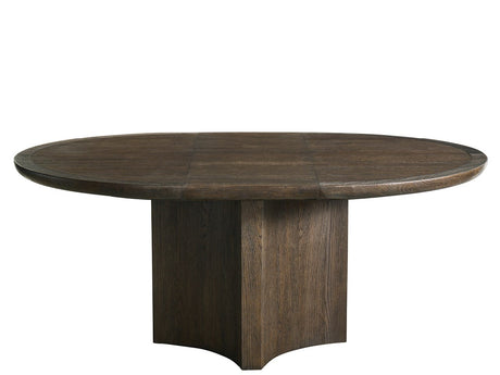 Modern Sable Round Dining Table - Ornate Home