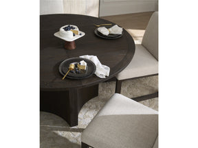 Modern Sable Round Dining Table - Ornate Home