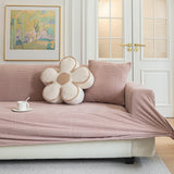 Modern Slipcovers Geometric Textured Stretchable Sofa Cover for Couch with Chaise - Ornate Home