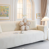 Modern Slipcovers Geometric Textured Stretchable Sofa Cover for Couch with Chaise - Ornate Home