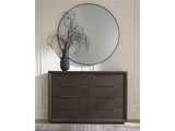 Modern Smoked Bronze Round Accent Mirror - Ornate Home