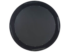 Modern Soft Bronze Circular Textured Wall Mirror 44" - Ornate Home