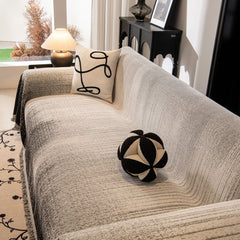 Modern Textured Sofa Cover Blanket, Tightly Woven Pet Sofa Throw for Sectional Couches - Ornate Home