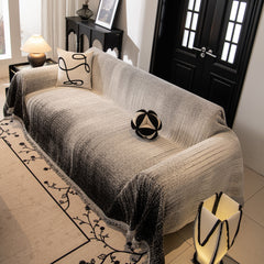 Modern Textured Sofa Cover Blanket, Tightly Woven Pet Sofa Throw for Sectional Couches - Ornate Home