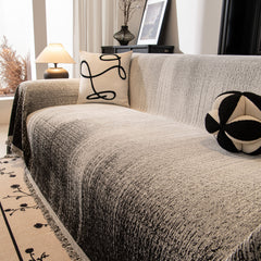 Modern Textured Sofa Cover Blanket, Tightly Woven Pet Sofa Throw for Sectional Couches - Ornate Home