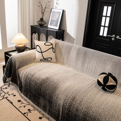 Modern Textured Sofa Cover Blanket, Tightly Woven Pet Sofa Throw for Sectional Couches - Ornate Home