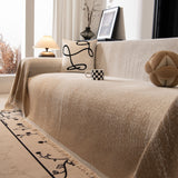 Modern Textured Sofa Cover Blanket, Tightly Woven Pet Sofa Throw for Sectional Couches - Ornate Home