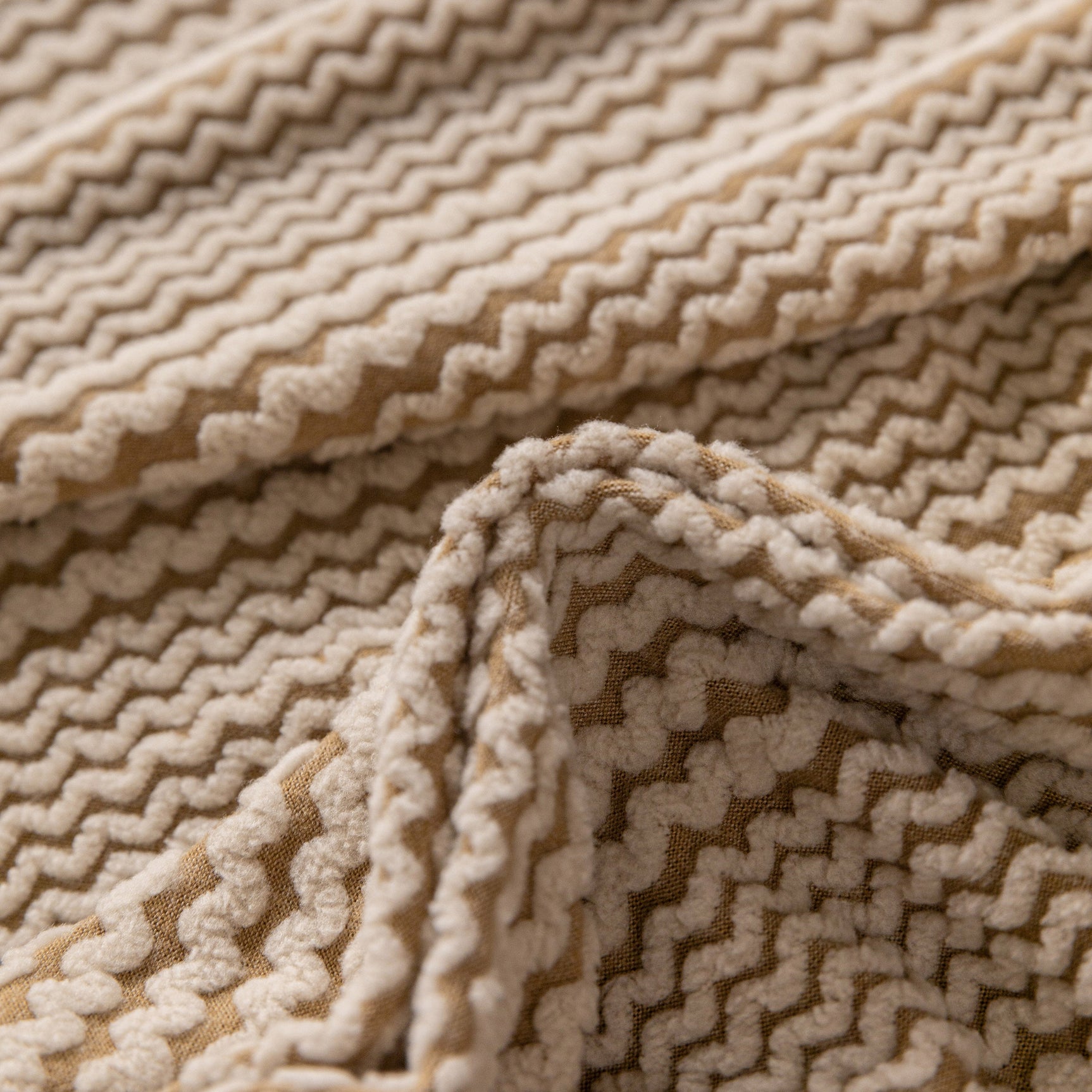 Modern Textured Stretch Sofa Cover, Plush Fleece Sofa Slipcover with 3D Stripe Texture - Ornate Home