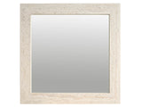 Modern White Travertine Mirror - Ornate Home