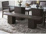 Modesto Wooden Dining Bench in French Roast - Ornate Home