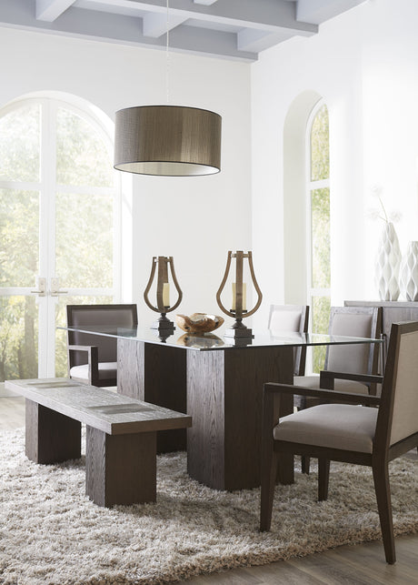 Modesto Wooden Dining Bench in French Roast - Ornate Home