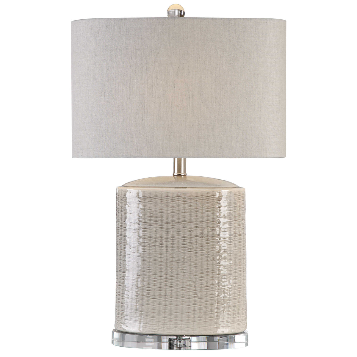 Modica Taupe Ceramic Lamp - Ornate Home