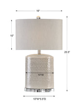 Modica Taupe Ceramic Lamp - Ornate Home