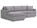 Modmax Granite 3-Piece Sectional with LAF Chaise - Ornate Home