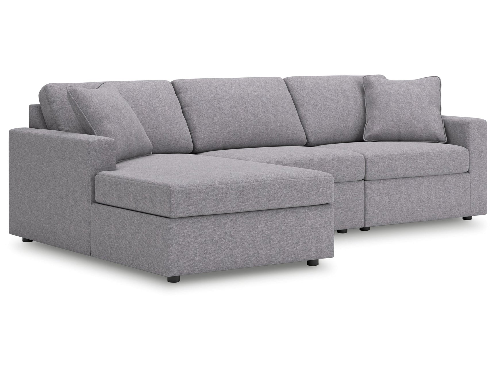 Modmax Granite 3-Piece Sectional with LAF Chaise - Ornate Home
