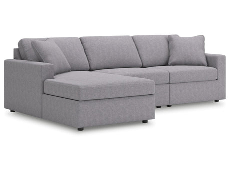 Modmax Granite 3-Piece Sectional with LAF Chaise - Ornate Home