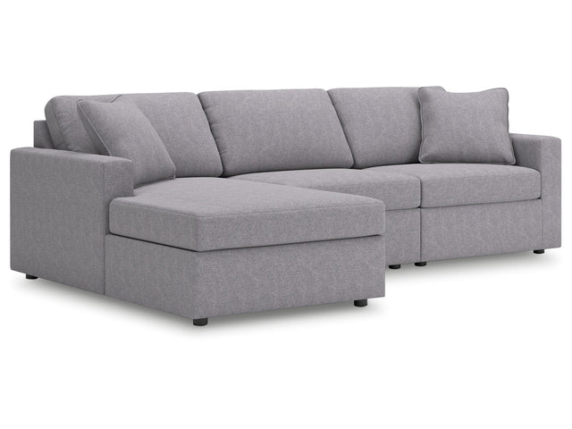 Modmax Granite 3-Piece Sectional with LAF Chaise - Ornate Home