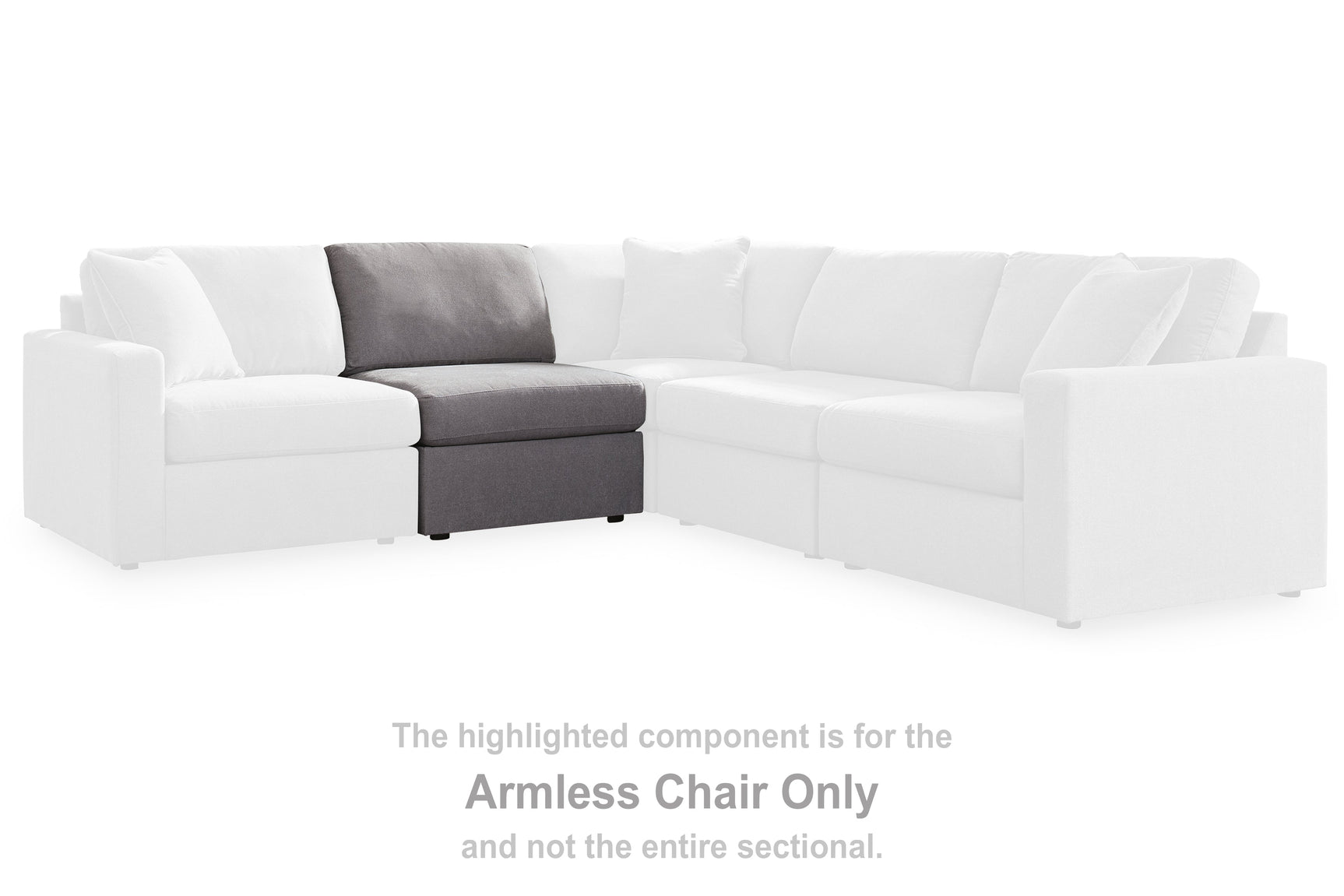 Modmax Granite 3-Piece Sectional with RAF Chaise (Online Special Price) - Ornate Home