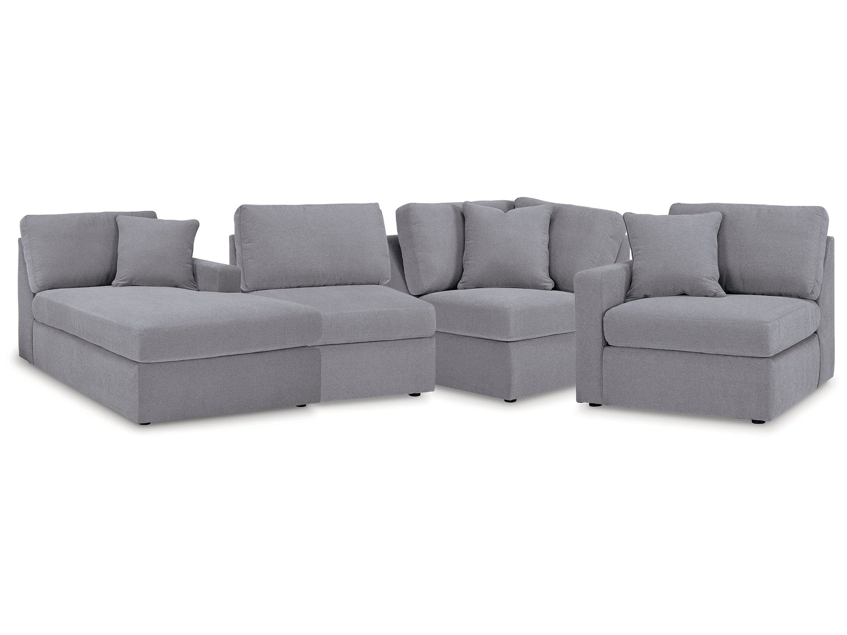 Modmax Granite 4-Piece Sectional w/Chaise (Online Special Price) - Ornate Home