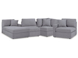 Modmax Granite 4-Piece Sectional w/Chaise - Ornate Home