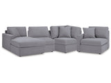 Modmax Granite 4-Piece Sectional with Chaise - Ornate Home