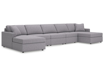 Modmax Granite 5-Piece Double Chaise Sectional - Ornate Home