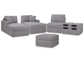 Modmax Granite 5-Piece Sectional & Ottoman (Online Special Price) - Ornate Home