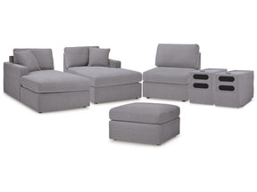 Modmax Granite 5-Piece Sectional & Ottoman - Ornate Home