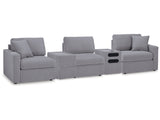 Modmax Granite 5-Piece Sectional w/Audio System (Online Special Price) - Ornate Home
