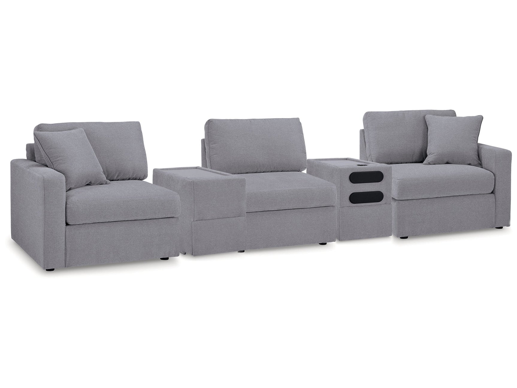 Modmax Granite 5-Piece Sectional w/Audio System (Online Special Price) - Ornate Home