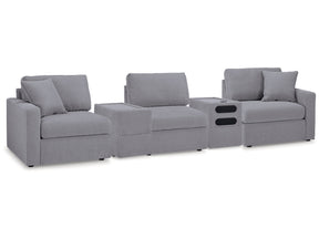 Modmax Granite 5-Piece Sectional w/Audio System (Online Special Price) - Ornate Home